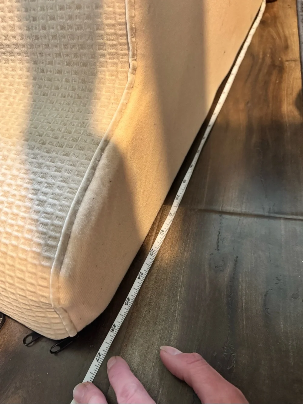 Cream Pet Stair Ramp - Soft Textured washable Fabric - Picture 5 of 9